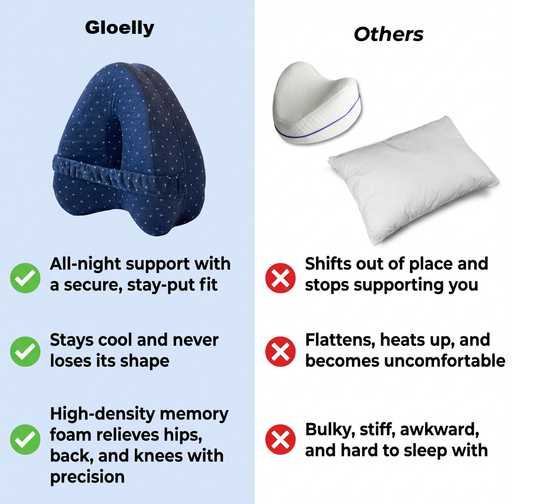 Gloelly Knee Alignment Pillow